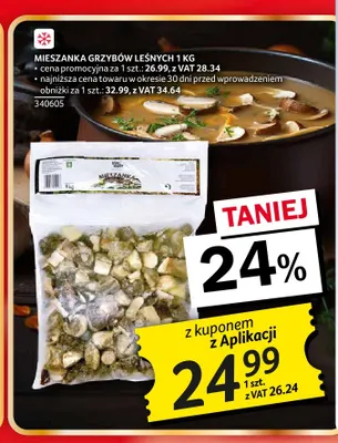 Mieszanka grzybów leśnych promocja w Selgros