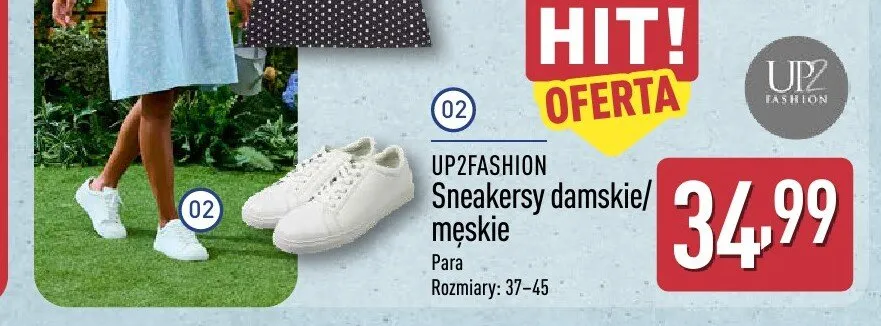 Sneakersy męskie UP2FASHION promocja w Aldi