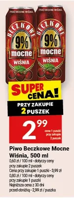 Piwo Beczkowe Mocne Wiśnia, 500ml promocja w Twój Market