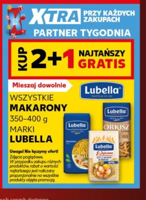 Makaron 5-jajeczna Lubella promocja w Kaufland