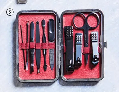 Zestaw do manicure'u w etui 10-elementowy The Barb Xpert promocja w Biedronka