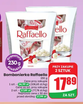 Bombonierka Raffaello promocja w Dino