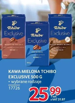 Kawa mielona Tchibo Exclusive 500 g promocja w Selgros