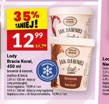 Lody Bracia Koral malina & beza promocja w Twój Market