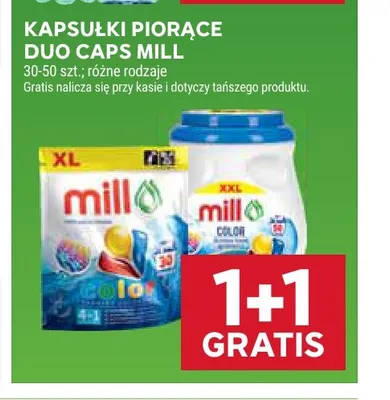 Kapsułki do prania Mill Duo Caps Sensitive promocja w Stokrotka