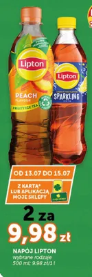 Napój Lipton Peach promocja w ABC