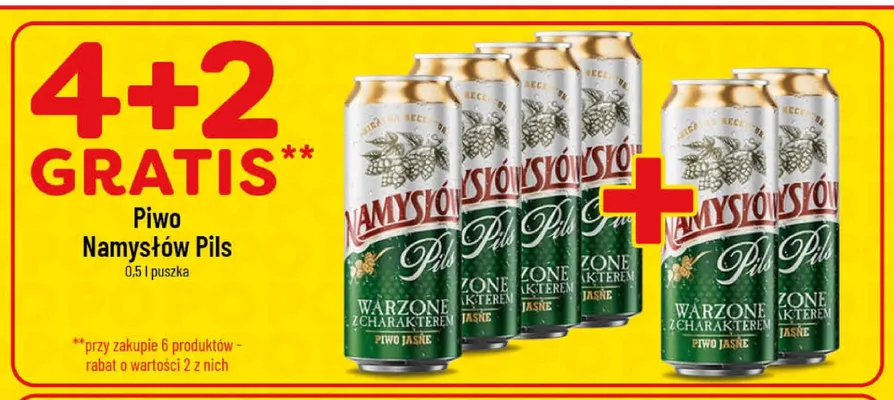 Piwo Namysłów Pils promocja w POLOmarket