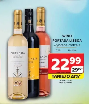 Wino Portada Lisboa różowe promocja w Delfin
