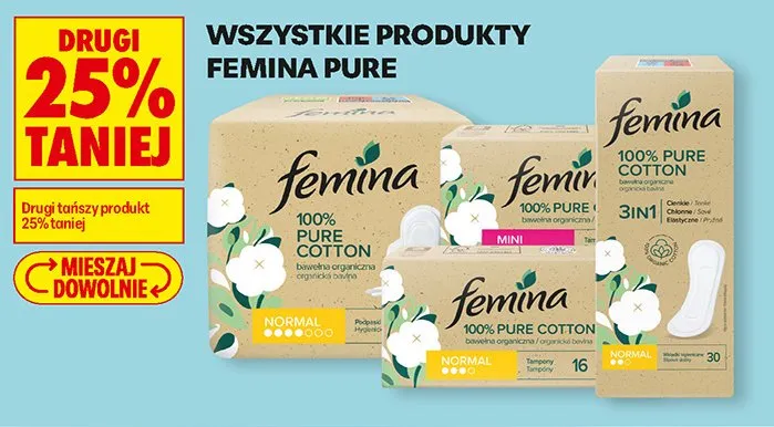 Wszystkie produkty Pure DRUGI -25% promocja w Biedronka