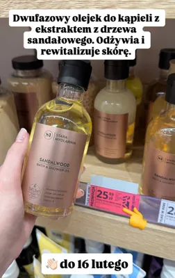 Olejek do kąpieli sandalwood Stara Mydlarnia promocja w Hebe