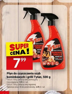 Płyn do czyszczenia szyb kominkowych i grilli Tytan promocja w Twój Market