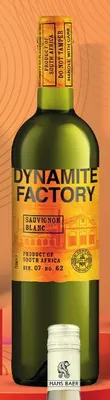 Wino białe Dynamite Factory Sauvignon Blanc promocja w Żabka