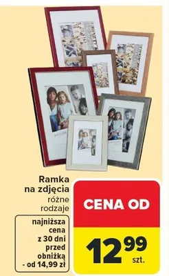 Ramka na zdjęcia różne rodzaje promocja w Carrefour