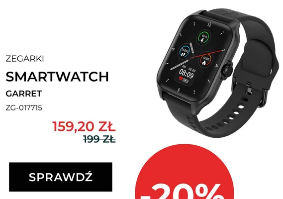 Smartwatch Garret ZG-017715 promocja w Briju