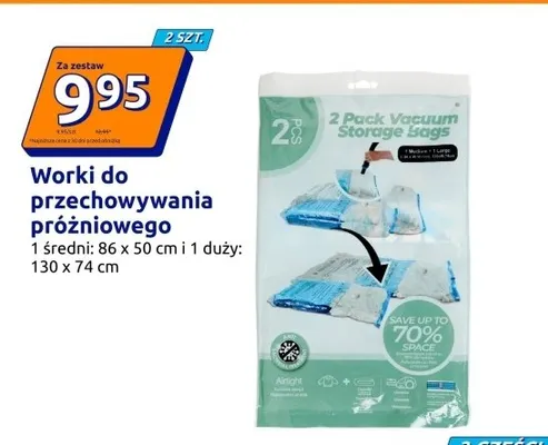 Worki do przechowywania próżniowego promocja w Action