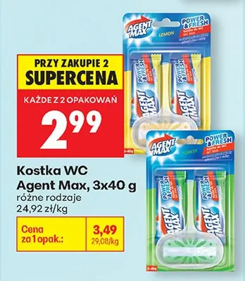 Kostka WC różne rodzaje promocja w Biedronka