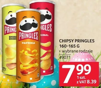 Chipsy Pringles 160-165 g promocja w Selgros