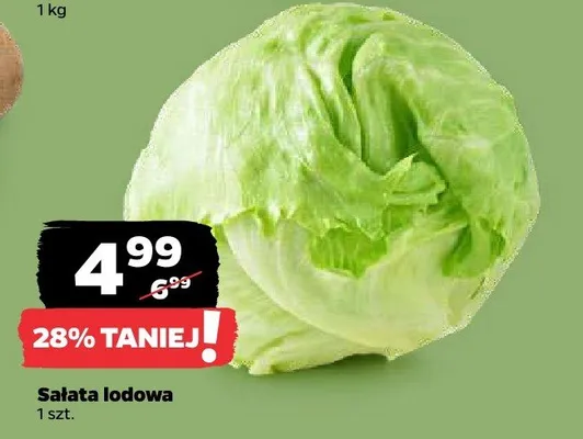 Sałata lodowa promocja w Netto