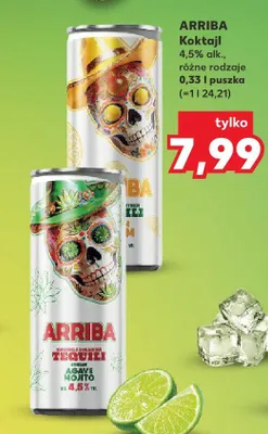 Koktajl Arriba Tequila Agave Mojito promocja w Kaufland