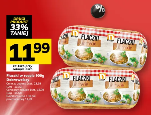 Flaczki w rosole 900g promocja w Hitpol