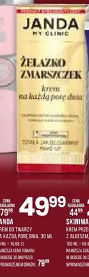 Krem do twarzy na każdą porę dnia Janda promocja w Drogerie Natura