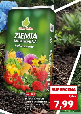 Ziemia uniwersalna prima garden 20l promocja w Kaufland