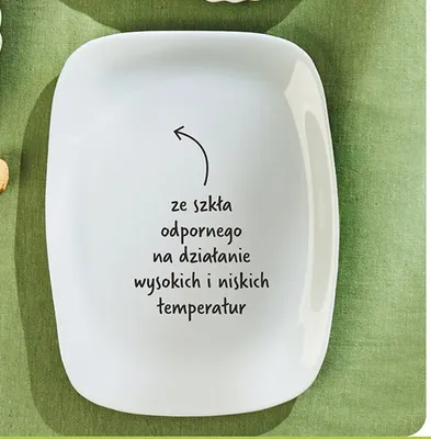 Naczynie do serwowania - talerz prostokątny promocja w Biedronka
