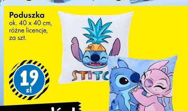 Poduszka Lilo i Stitch promocja w Tedi