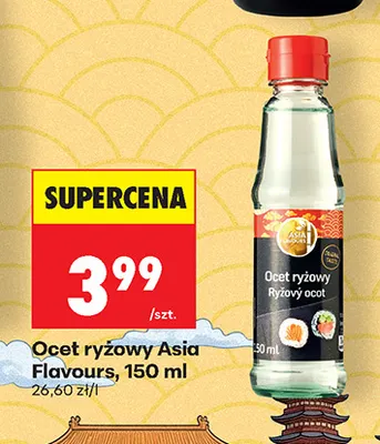 Ocet ryżowy Asia Flavours promocja w Biedronka