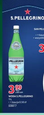 Woda gazowana S.Pellegrino promocja w Selgros