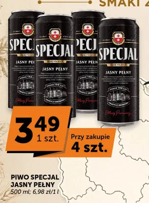 Piwo Specjal Jasny Pełny promocja w ABC