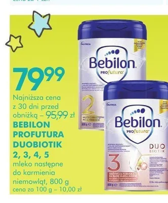 Mleko następne Bebilon Profutura Duobiotik 4 promocja w Super-Pharm