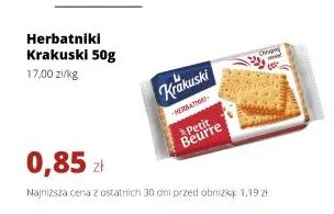Herbatniki Krakuski Petit Beurre promocja w Torimpex Toruńska Sieć Sklepów Spożywczych