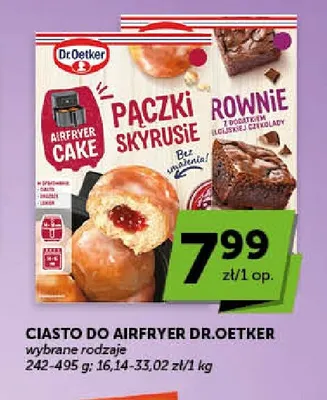 Ciasto do airfryer pączki serowe Dr. Oetker promocja w Groszek