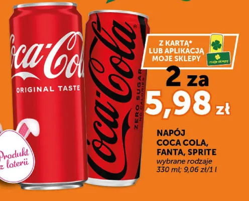 Napój Coca Cola promocja w Groszek