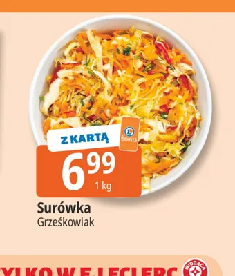 Surówka Grześkowiak promocja w Leclerc