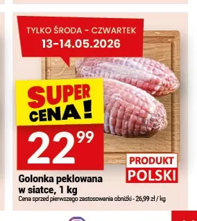 Golonka peklowana w siatce polska promocja w Twój Market