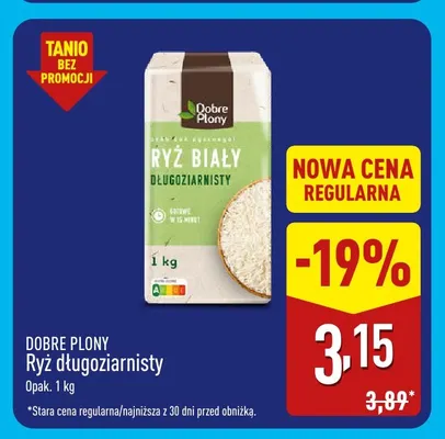 Ryż długoziarnisty Dobre Plony promocja w Aldi