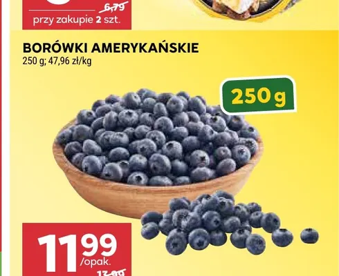 Borówki amerykańskie promocja w Stokrotka
