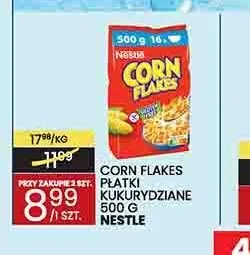 Corn Flakes płatki kukurydziane Nestlé promocja w Wafelek