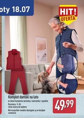Komplet damski na lato UP2FASHION promocja w Aldi