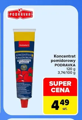 Koncentrat pomidorowy Podravka promocja w Carrefour Market