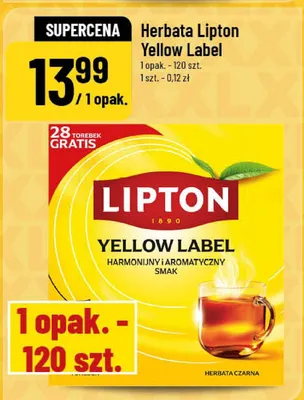 Herbata Lipton Yellow Label promocja w POLOmarket