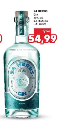 Gin 40% alk. promocja w Kaufland