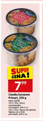 Ciastka korzenne Primart ludziki promocja w Twój Market