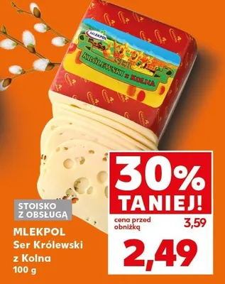 Ser Królewski z Kolna promocja w Kaufland