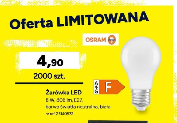 Żarówka LED Osram promocja w Bricoman