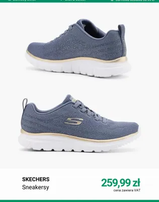 Sneakersy Skechers promocja w Deichmann