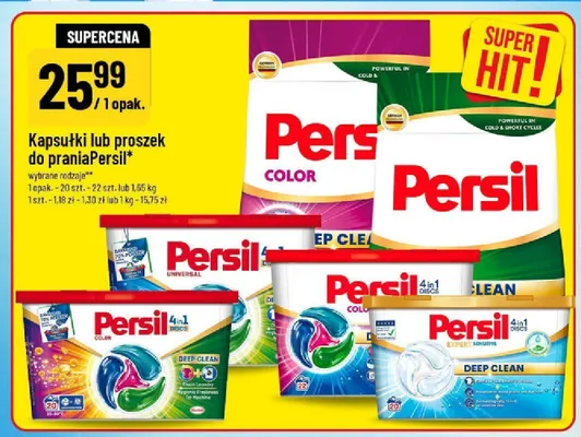 Kapsułki do prania Persil Expert Sensitive 4in1 Discs promocja w POLOmarket