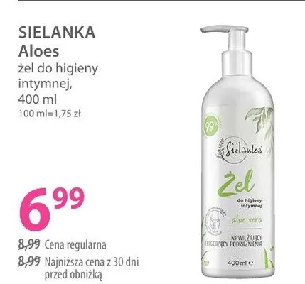 Żel do higieny intymnej Aloes promocja w Hebe
